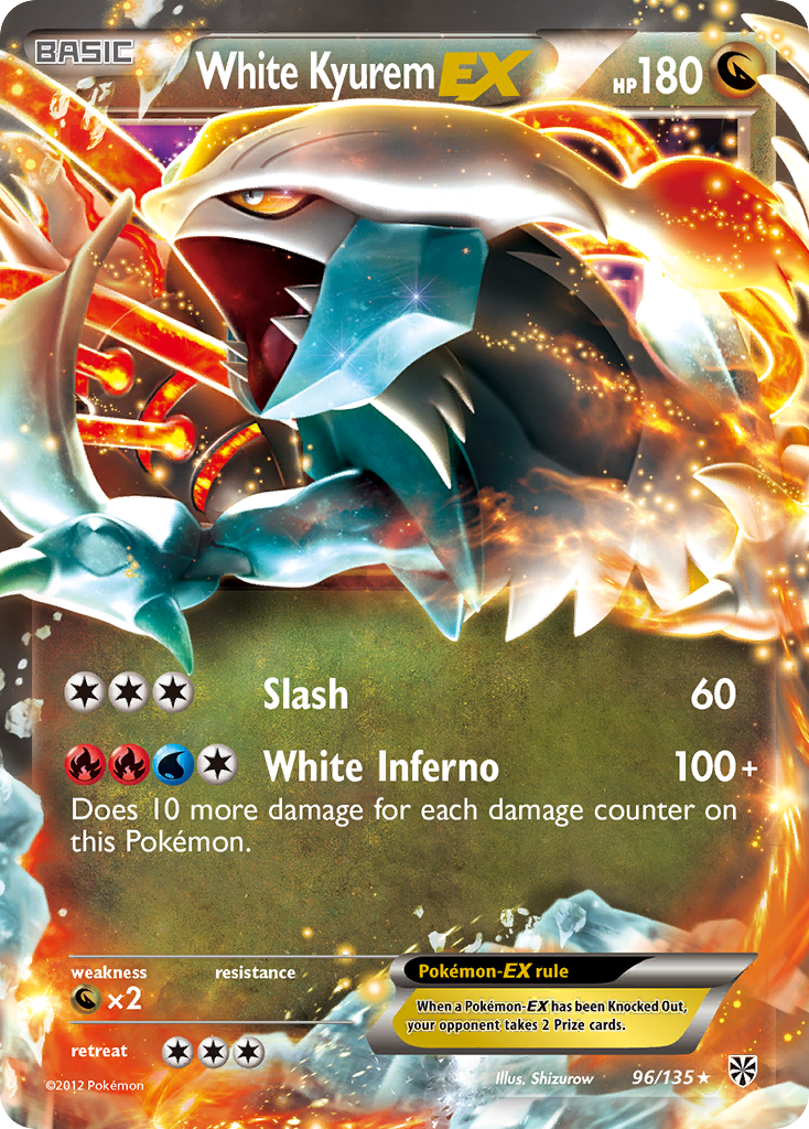 White Kyurem EX (96/135) [Black & White: Plasma Storm] | All Aboard Games