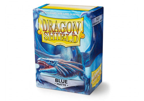 Sleeves - Dragon Shield Matte: Blue | All Aboard Games