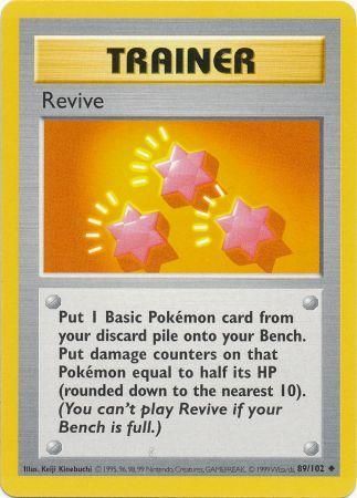 Revive (89/102) [Base Set Shadowless Unlimited] | All Aboard Games