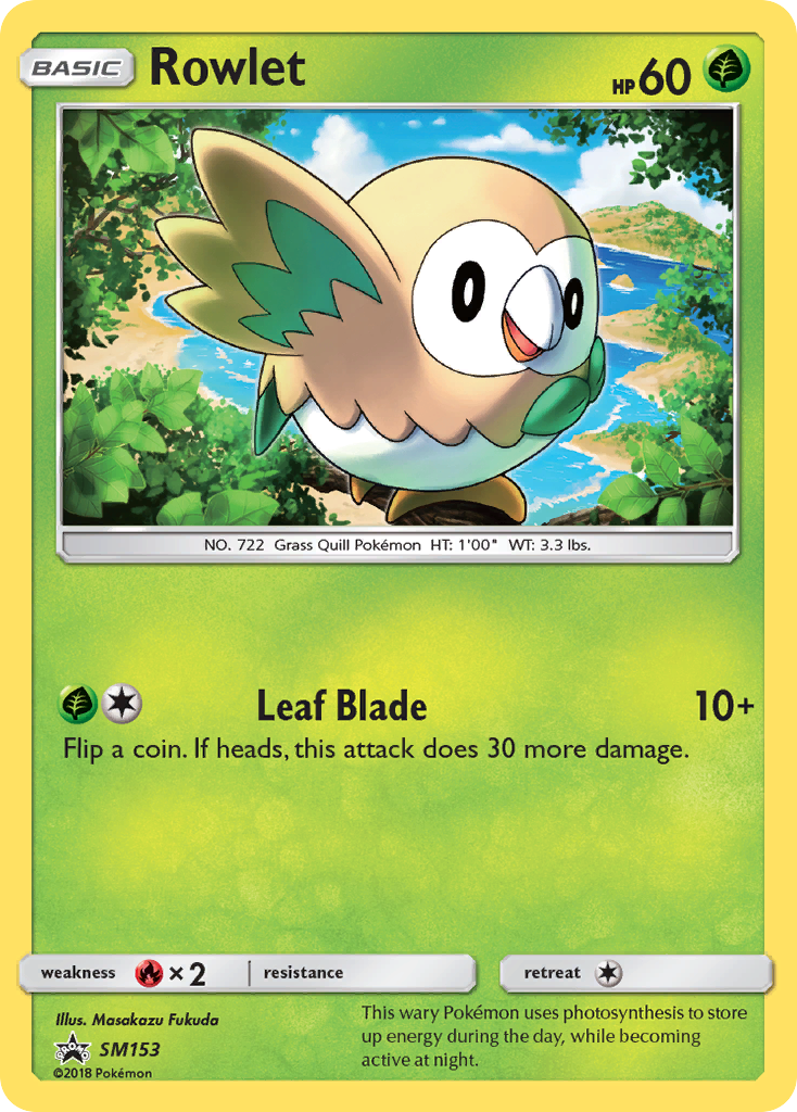 Rowlet (SM153) [Sun & Moon: Black Star Promos] | All Aboard Games