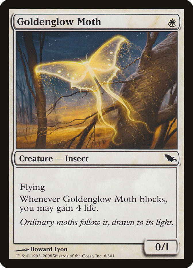 Goldenglow Moth [Shadowmoor] | All Aboard Games