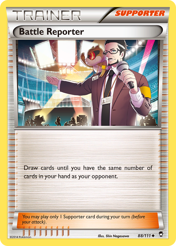 Battle Reporter (88/111) [XY: Furious Fists] | All Aboard Games