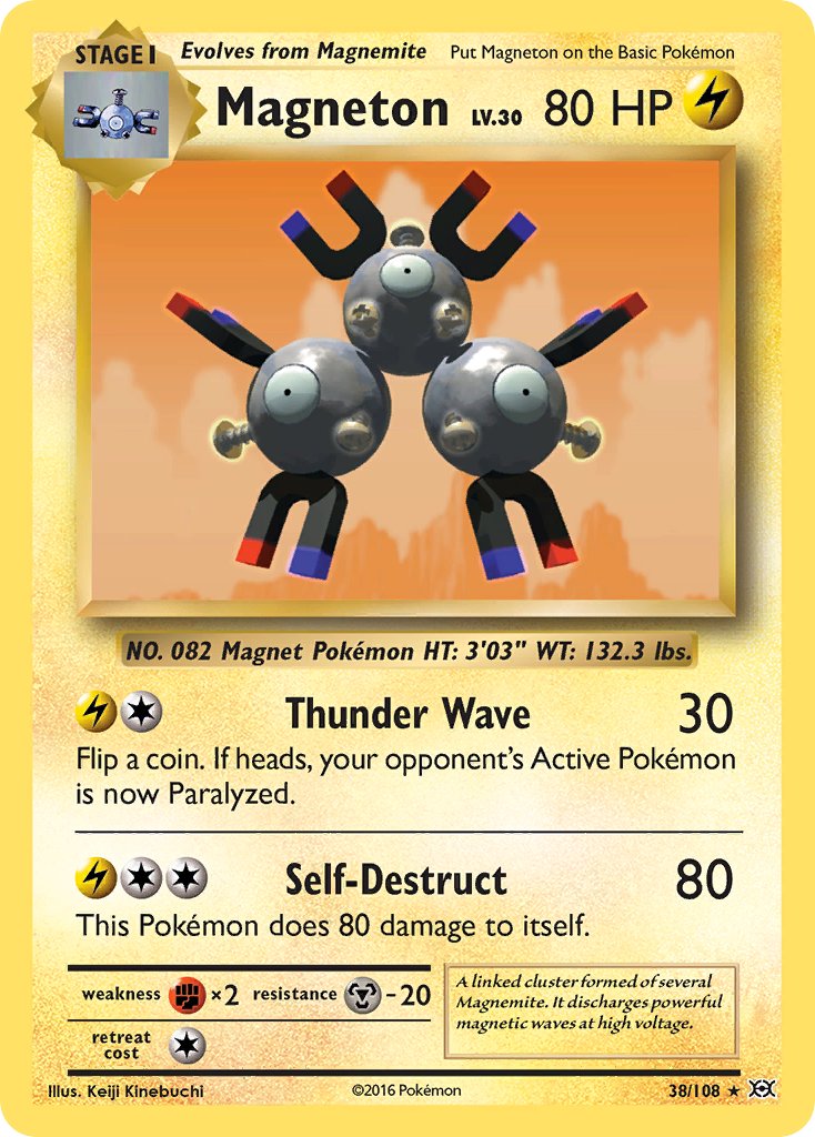 Magneton (38/108) (Theme Deck Exclusive) [XY: Evolutions] | All Aboard Games