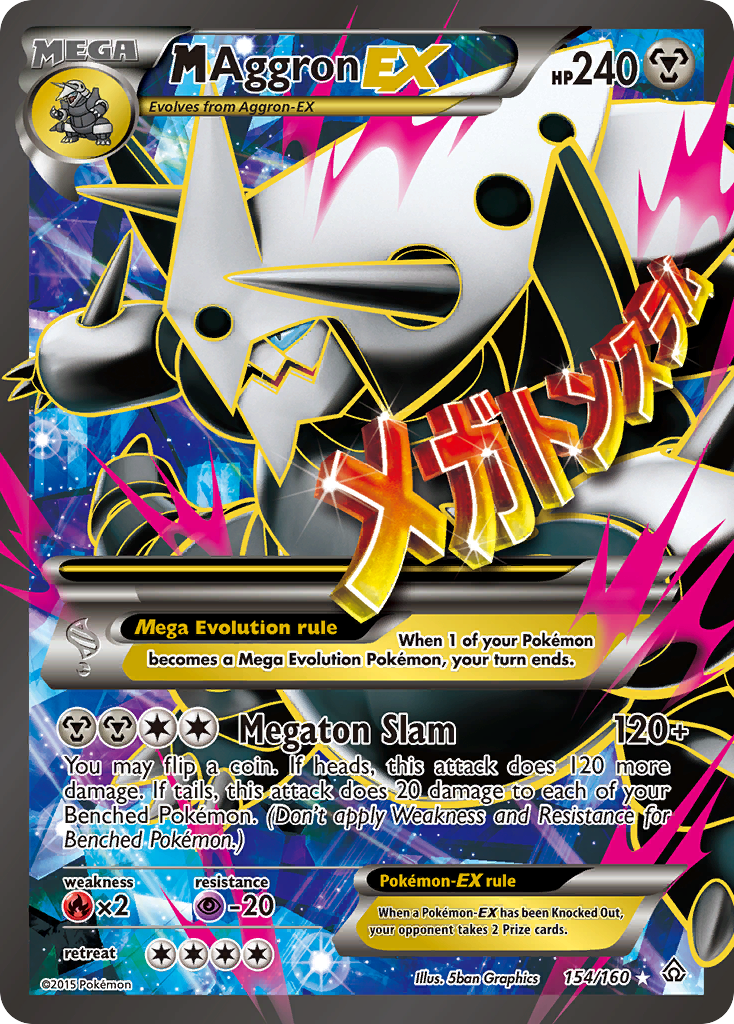 M Aggron EX (154/160) [XY: Primal Clash] | All Aboard Games