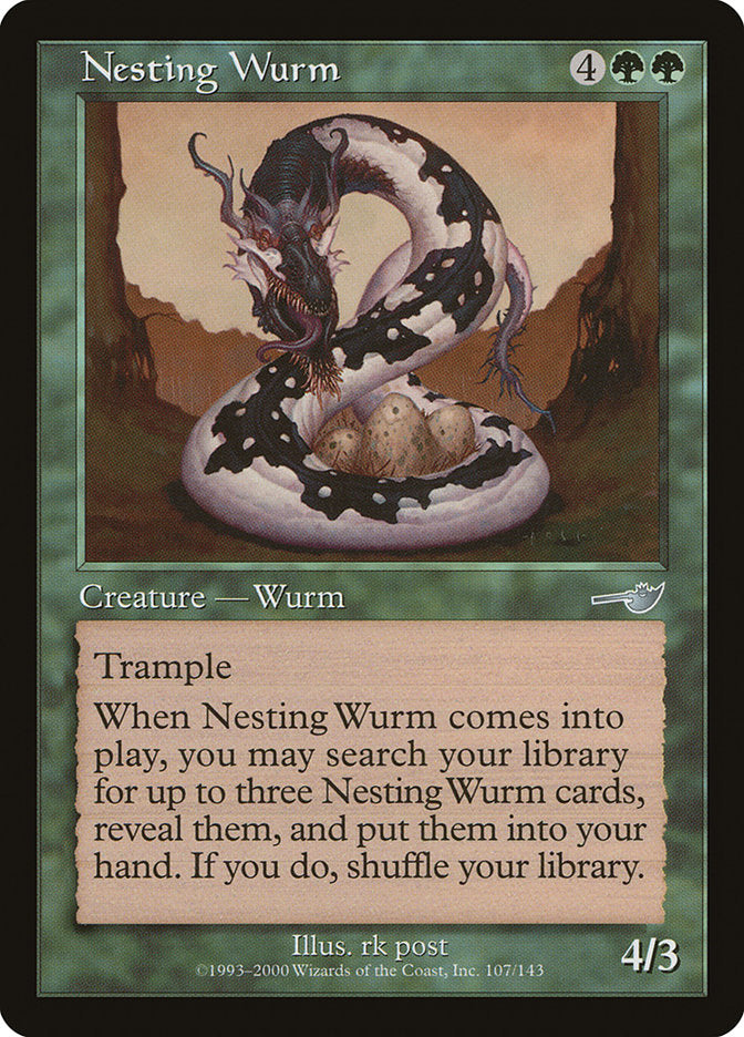 Nesting Wurm [Nemesis] | All Aboard Games