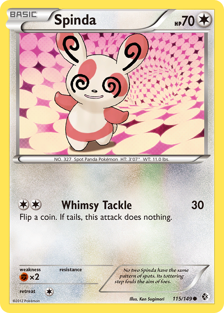 Spinda (115/149) [Black & White: Boundaries Crossed] | All Aboard Games