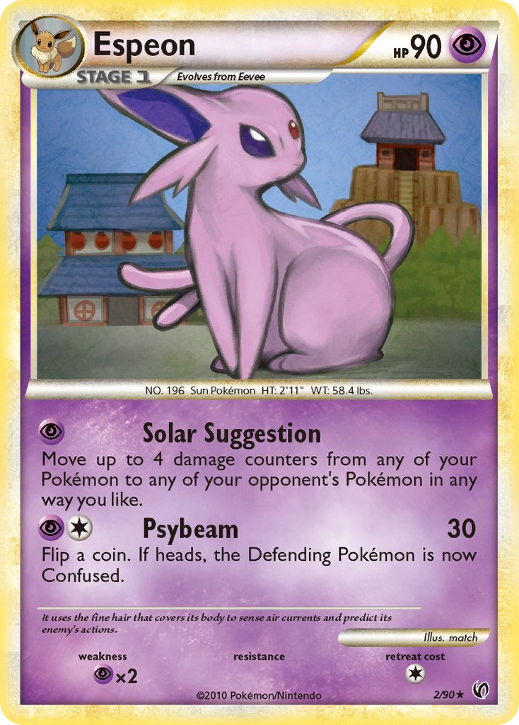 Espeon (2/90) (Theme Deck Exclusive) [HeartGold & SoulSilver: Undaunted] | All Aboard Games