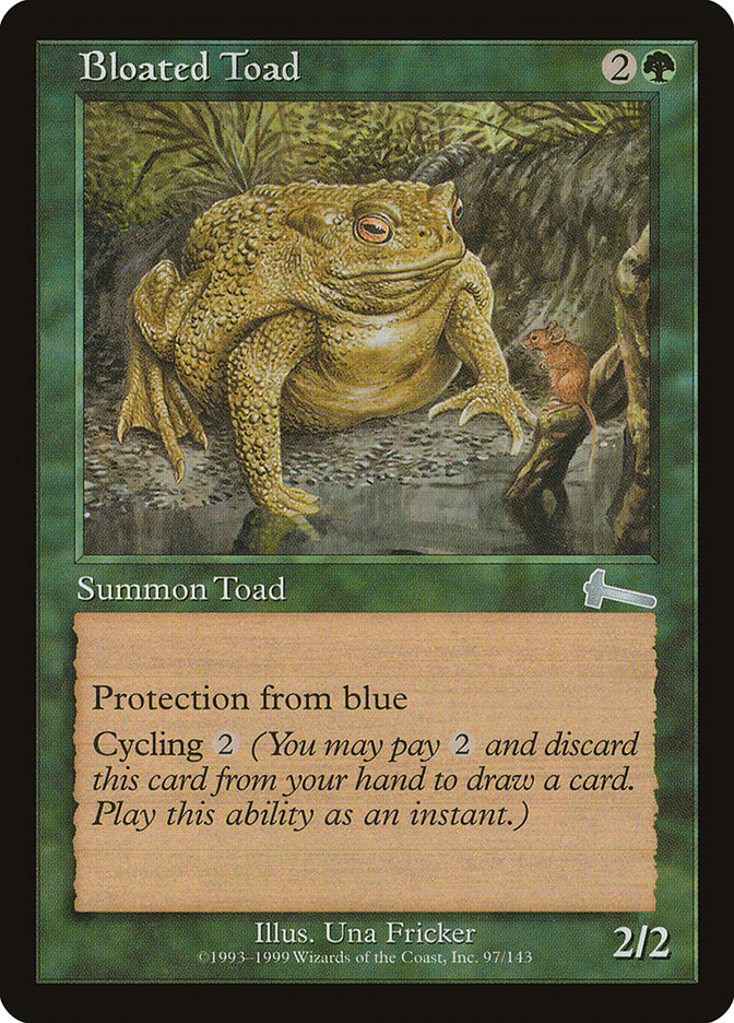 Bloated Toad [Urza's Legacy] | All Aboard Games