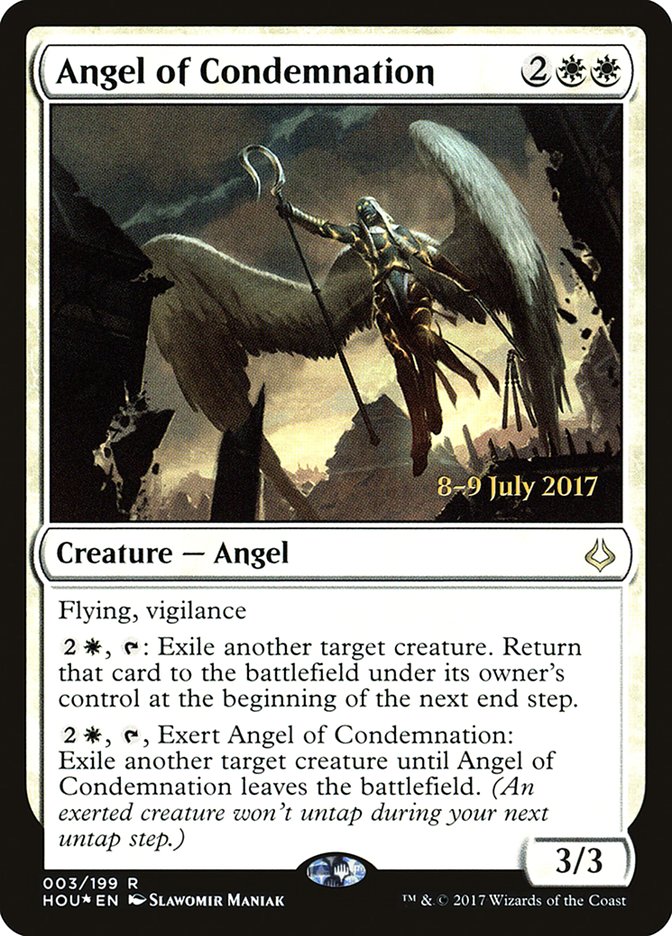 Angel of Condemnation  [Hour of Devastation Prerelease Promos] | All Aboard Games