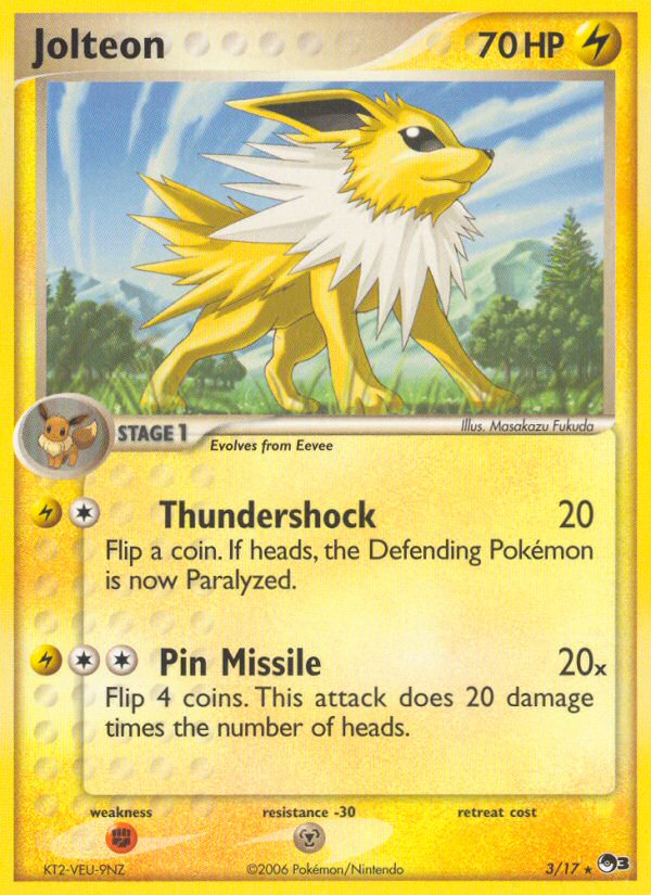 Jolteon (3/17) [POP Series 3] | All Aboard Games