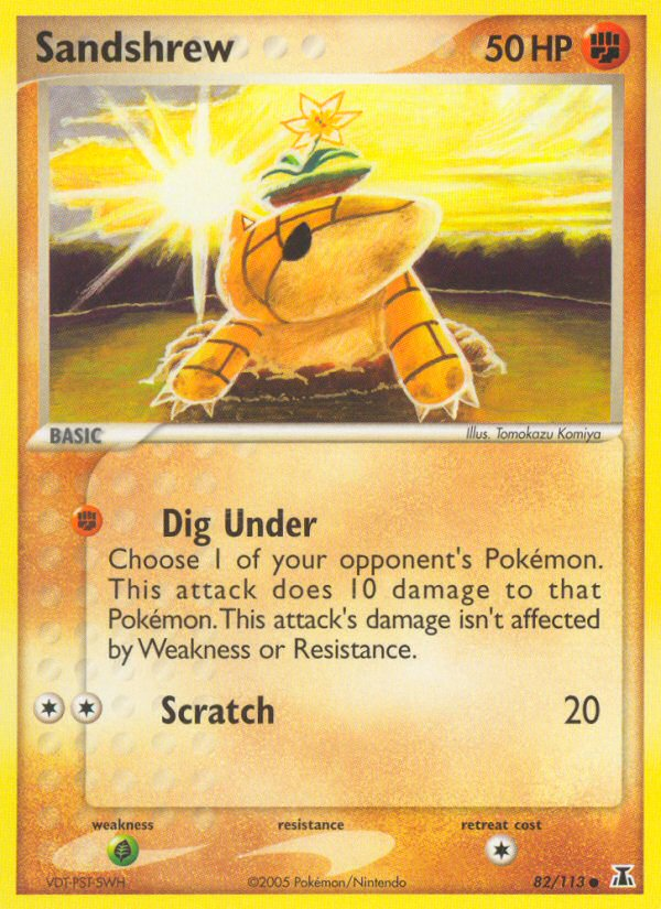 Sandshrew (82/113) [EX: Delta Species] | All Aboard Games