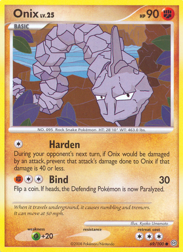 Onix (69/100) [Diamond & Pearl: Stormfront] | All Aboard Games
