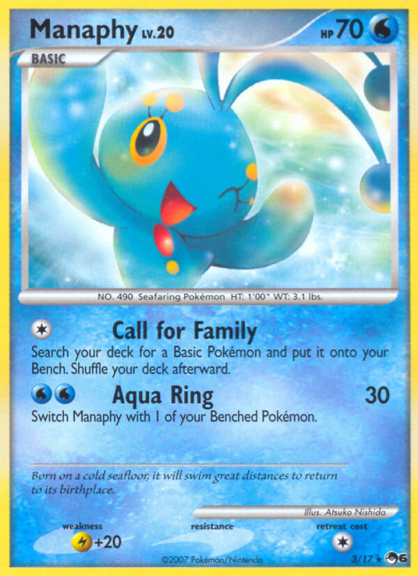 Manaphy (3/17) [POP Series 6] | All Aboard Games