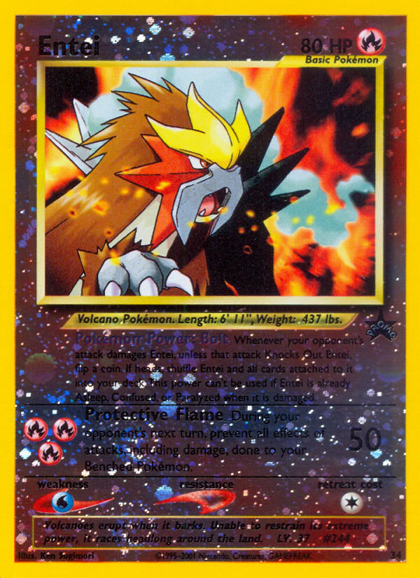 Entei (34) [Wizards of the Coast: Black Star Promos] | All Aboard Games