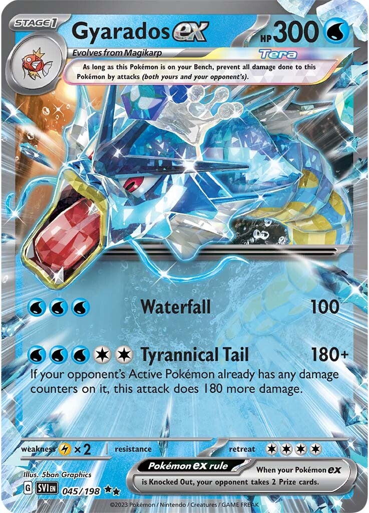 Gyarados ex (045/198) [Scarlet & Violet: Base Set] | All Aboard Games