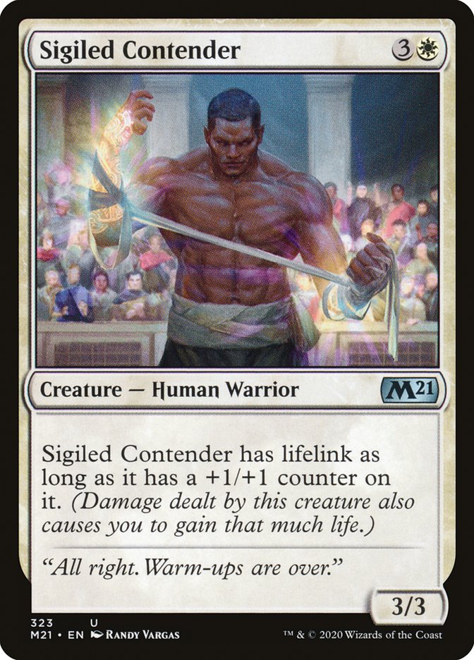 Sigiled Contender [Core Set 2021] | All Aboard Games