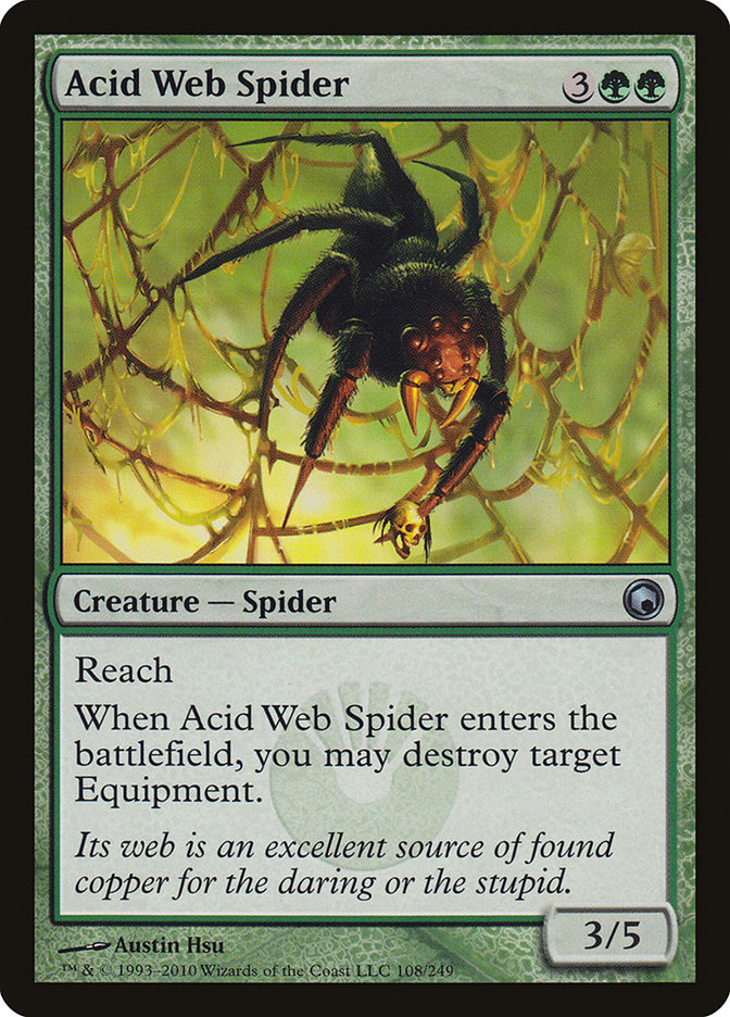 Acid Web Spider [Scars of Mirrodin] | All Aboard Games