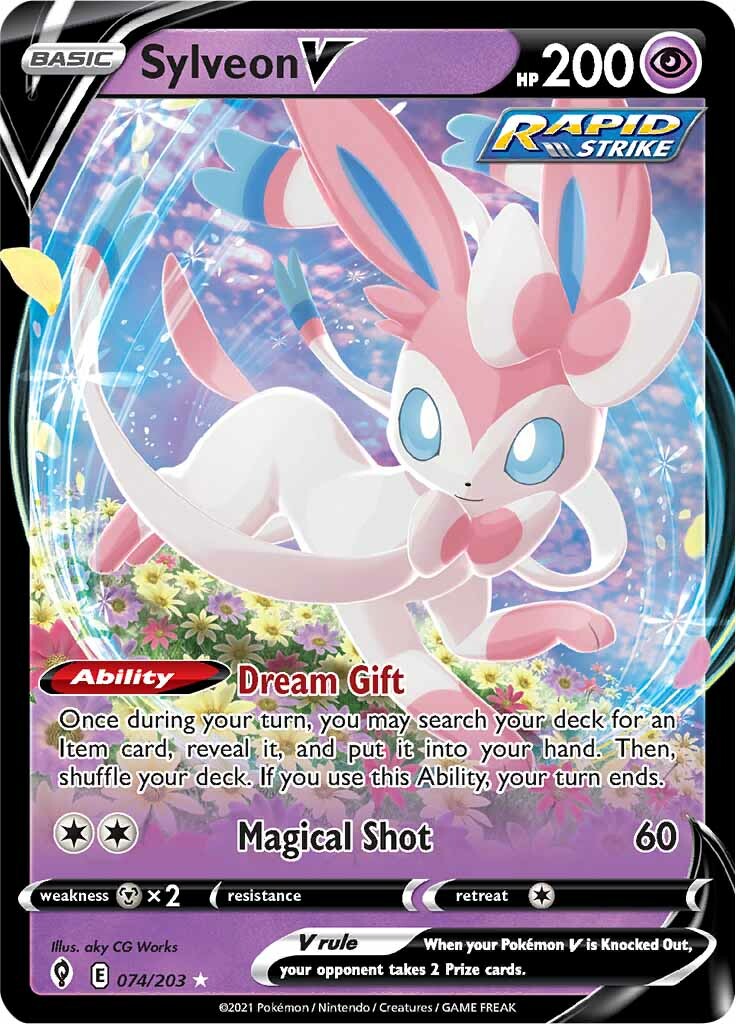 Sylveon V (074/203) [Sword & Shield: Evolving Skies] | All Aboard Games