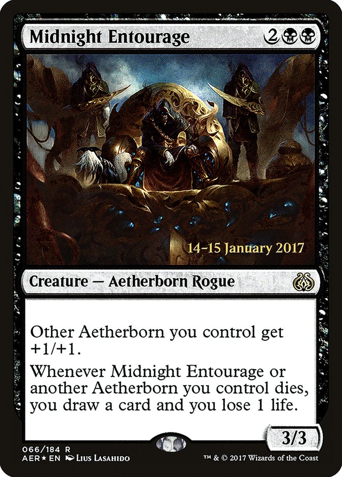 Midnight Entourage  [Aether Revolt Prerelease Promos] | All Aboard Games