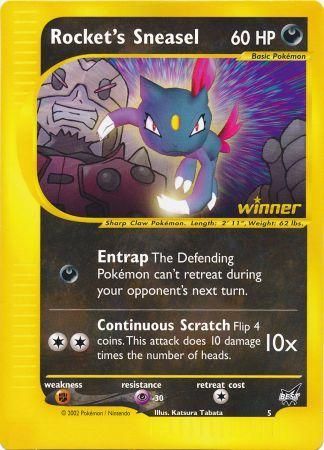 Rocket's Sneasel (5) (Jumbo Card) [Best of Promos] | All Aboard Games