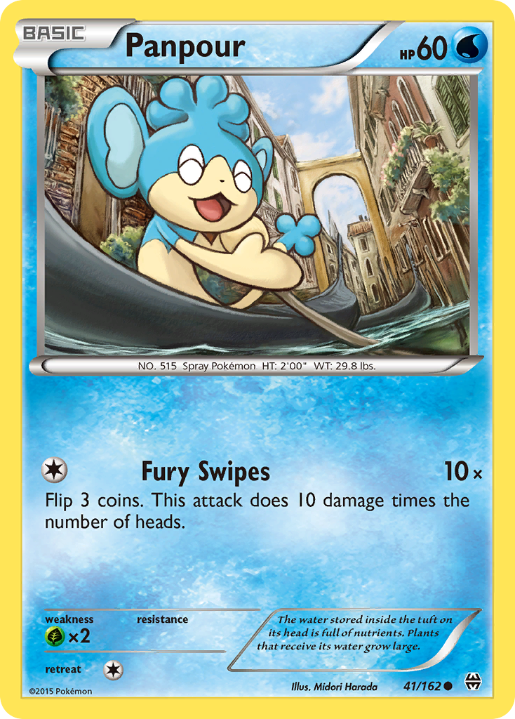 Panpour (41/162) [XY: BREAKthrough] | All Aboard Games