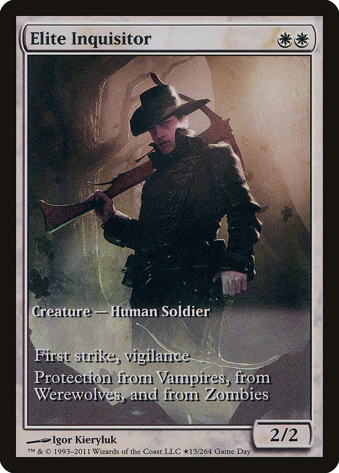 Elite Inquisitor (Game Day) [Innistrad Promos] | All Aboard Games