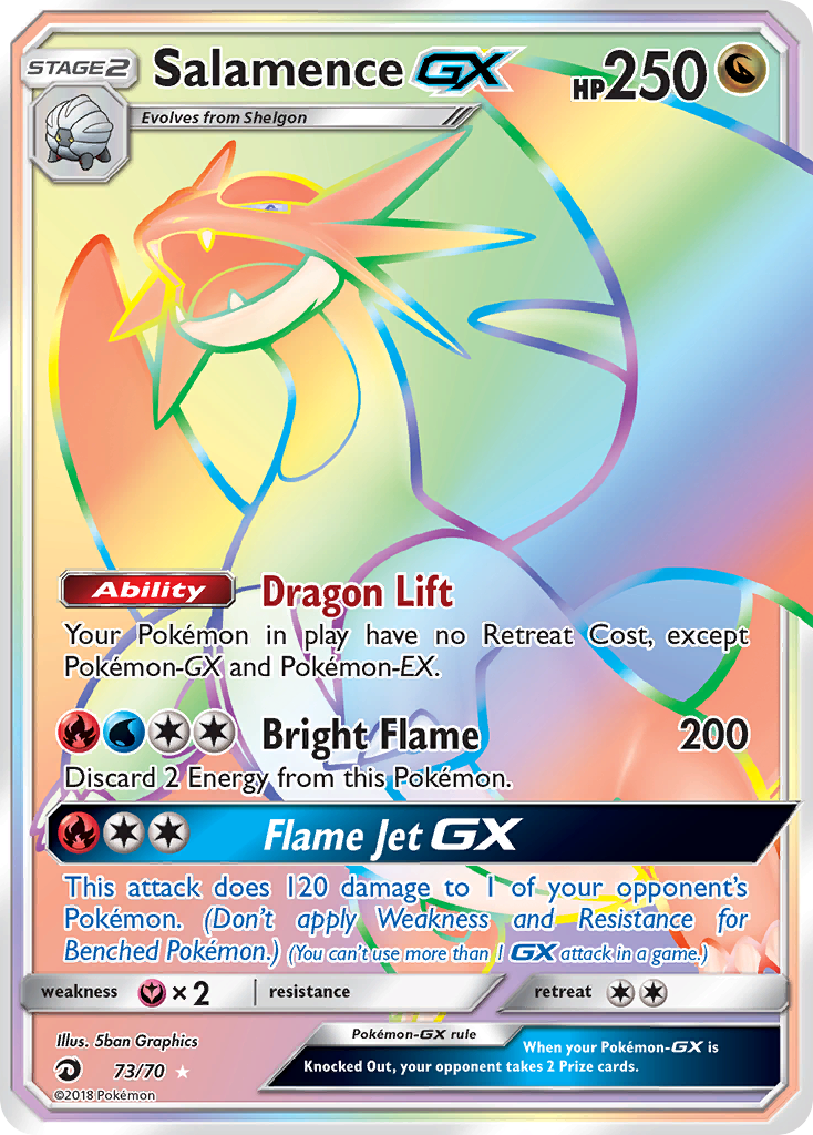 Salamence GX (73/70) [Sun & Moon: Dragon Majesty] | All Aboard Games