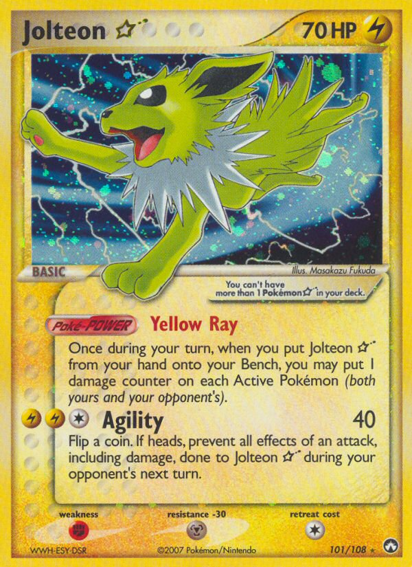 Jolteon Star (101/108) [EX: Power Keepers] | All Aboard Games