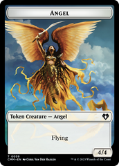 Copy (54) // Angel Double-Sided Token [Commander Masters Tokens] | All Aboard Games