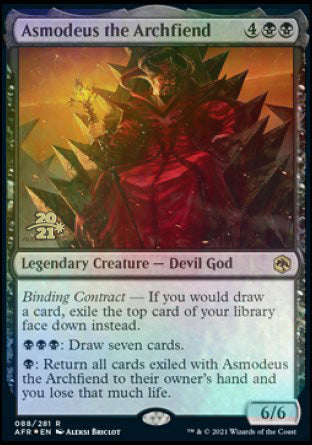 Asmodeus the Archfiend [Dungeons & Dragons: Adventures in the Forgotten Realms Prerelease Promos] | All Aboard Games