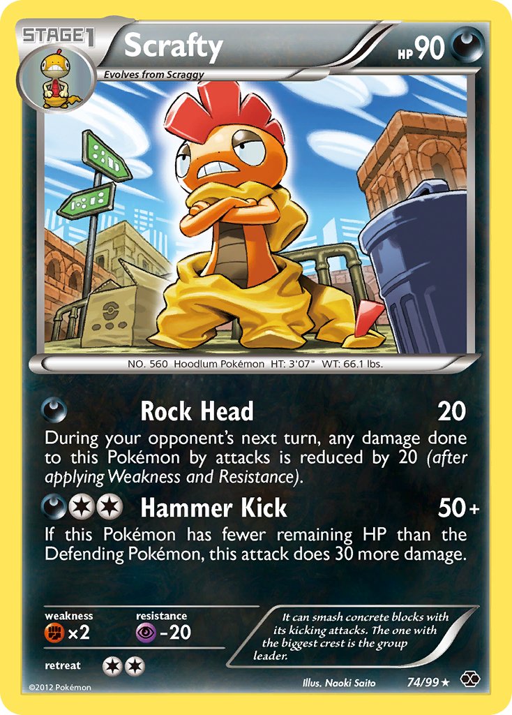 Scrafty (74/99) (Theme Deck Exclusive) [Black & White: Next Destinies] | All Aboard Games