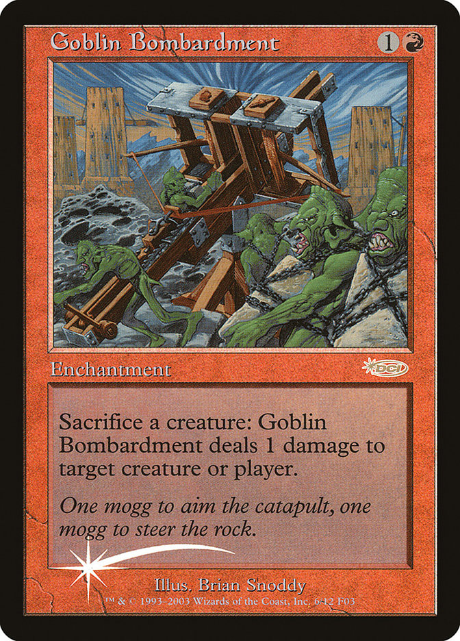 Goblin Bombardment [Friday Night Magic 2003] | All Aboard Games