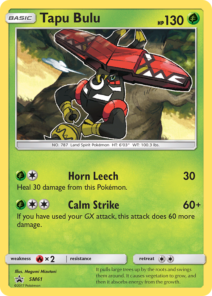 Tapu Bulu (SM61) [Sun & Moon: Black Star Promos] | All Aboard Games