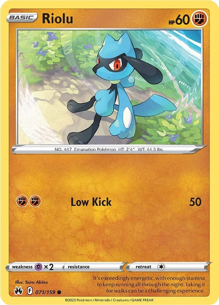 Riolu (071/159) [Sword & Shield: Crown Zenith] | All Aboard Games