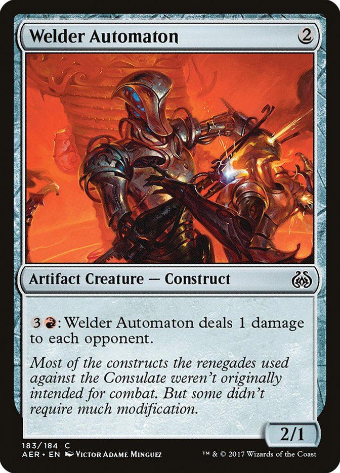 Welder Automaton [Aether Revolt] | All Aboard Games