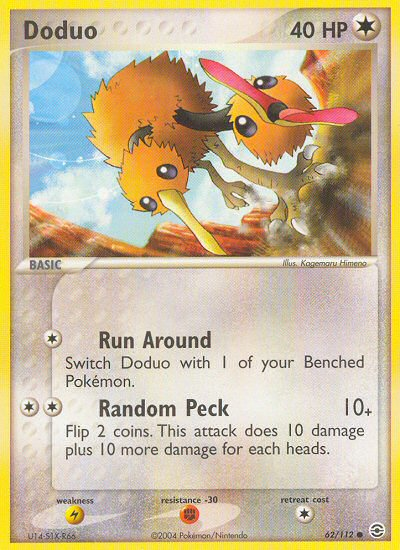 Doduo (62/112) [EX: FireRed & LeafGreen] | All Aboard Games