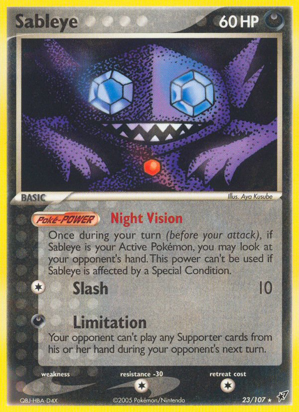 Sableye (23/107) [EX: Deoxys] | All Aboard Games