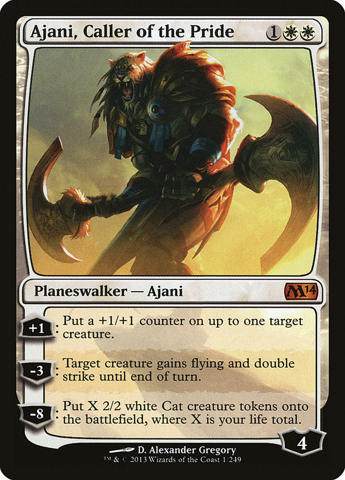 Ajani, Caller of the Pride [Magic 2014] | All Aboard Games