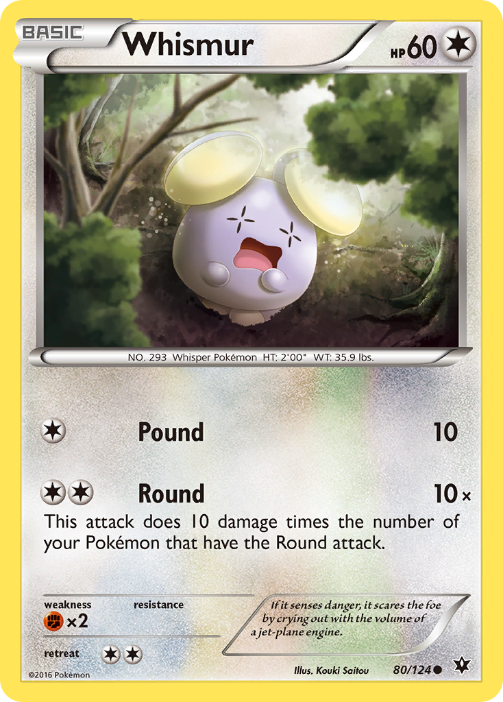 Whismur (80/124) [XY: Fates Collide] | All Aboard Games