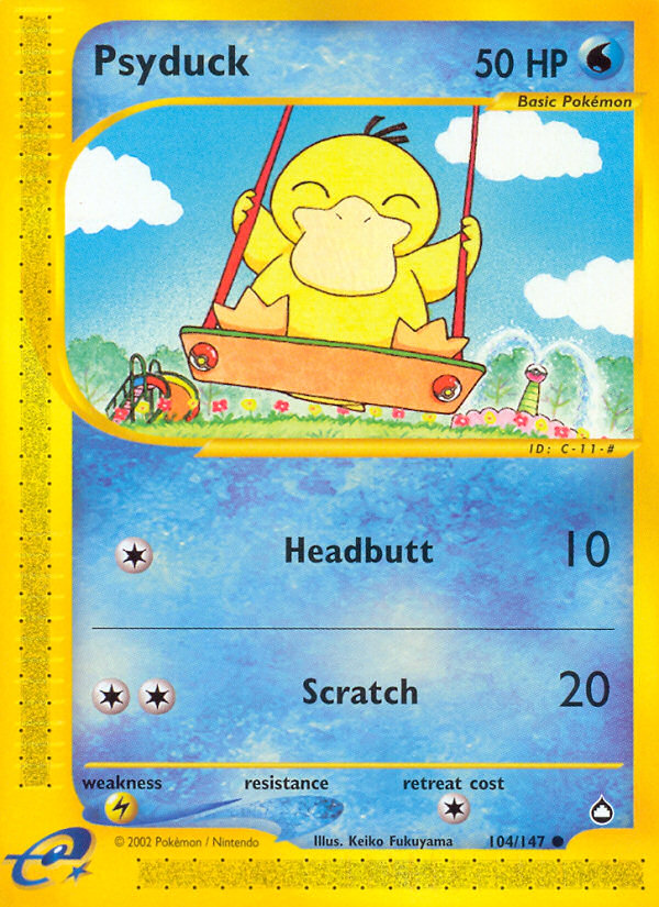 Psyduck (104/147) [Aquapolis] | All Aboard Games