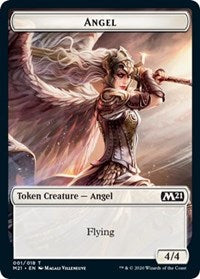Angel // Cat (011) Double-sided Token [Core Set 2021 Tokens] | All Aboard Games