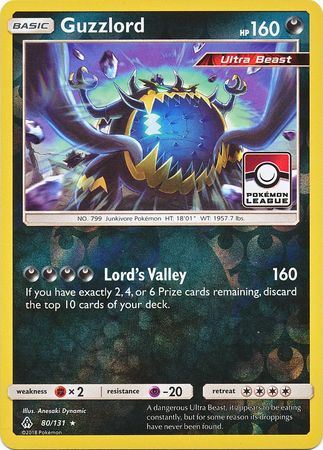 Guzzlord (80/131) (League Promo) [Sun & Moon: Forbidden Light] | All Aboard Games