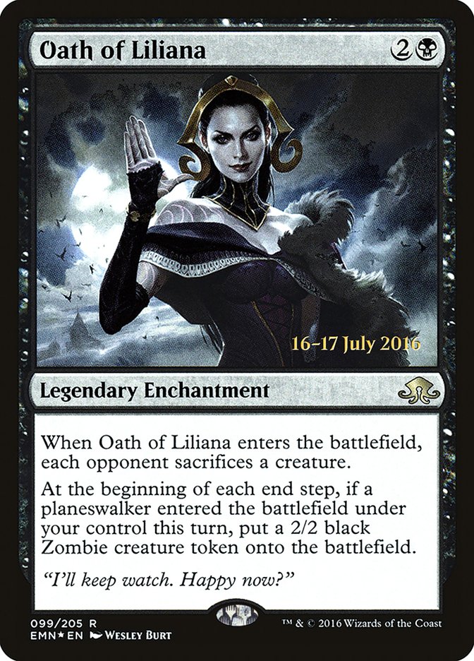 Oath of Liliana  [Eldritch Moon Prerelease Promos] | All Aboard Games
