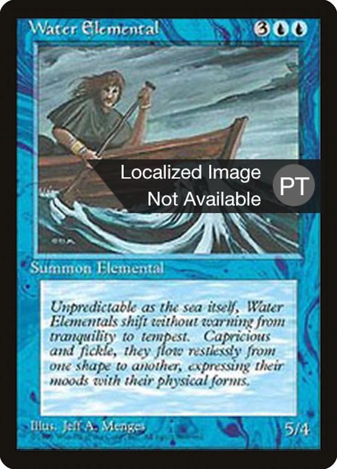 Water Elemental [Fourth Edition (Foreign Black Border)] | All Aboard Games
