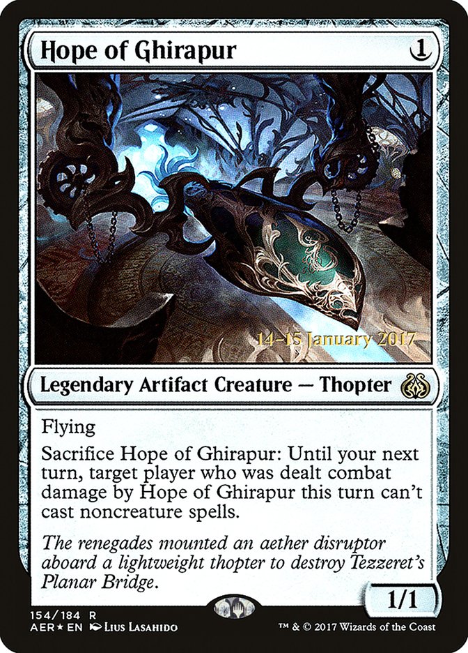 Hope of Ghirapur  [Aether Revolt Prerelease Promos] | All Aboard Games