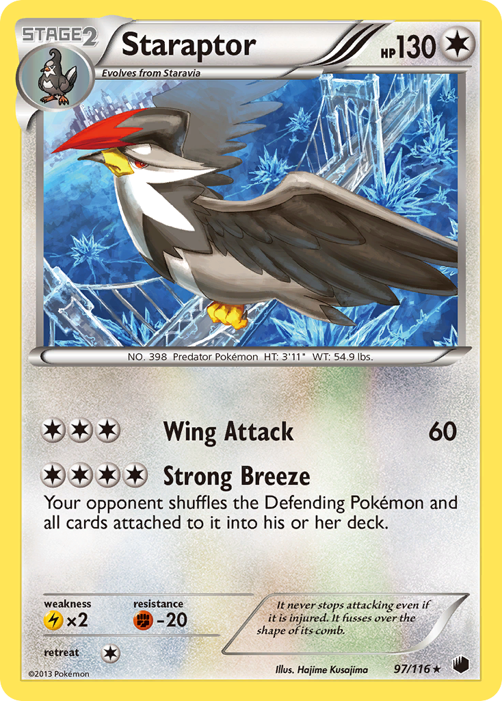 Staraptor (97/116) [Black & White: Plasma Freeze] | All Aboard Games