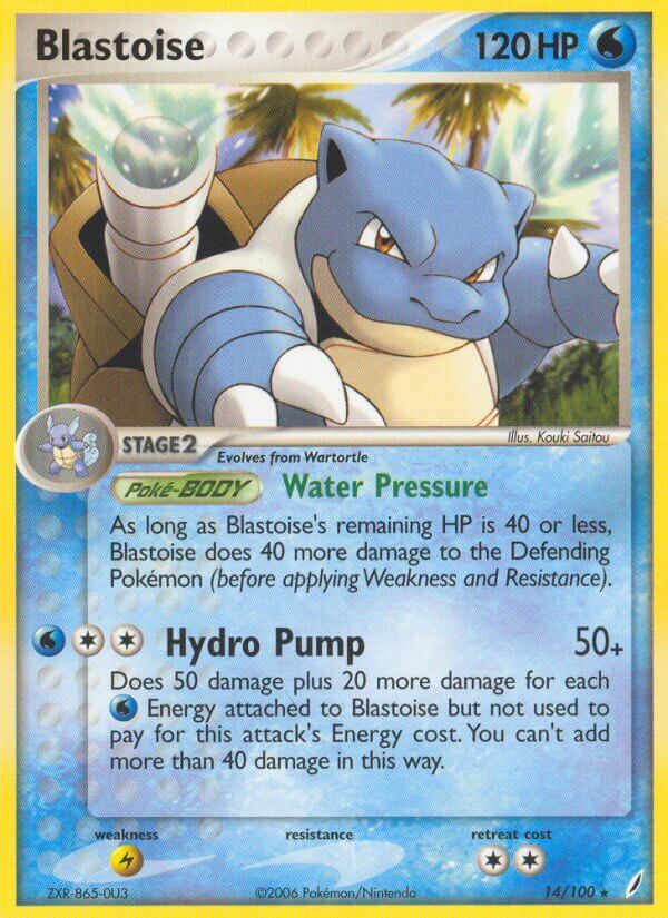 Blastoise (14/100) (Theme Deck Exclusive) [EX: Crystal Guardians] | All Aboard Games