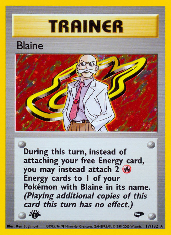 Blaine (17/132) [Gym Challenge 1st Edition] | All Aboard Games