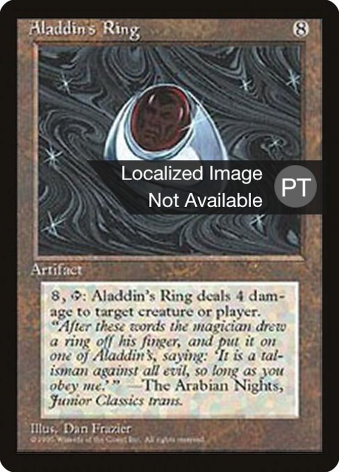 Aladdin's Ring [Fourth Edition (Foreign Black Border)] | All Aboard Games