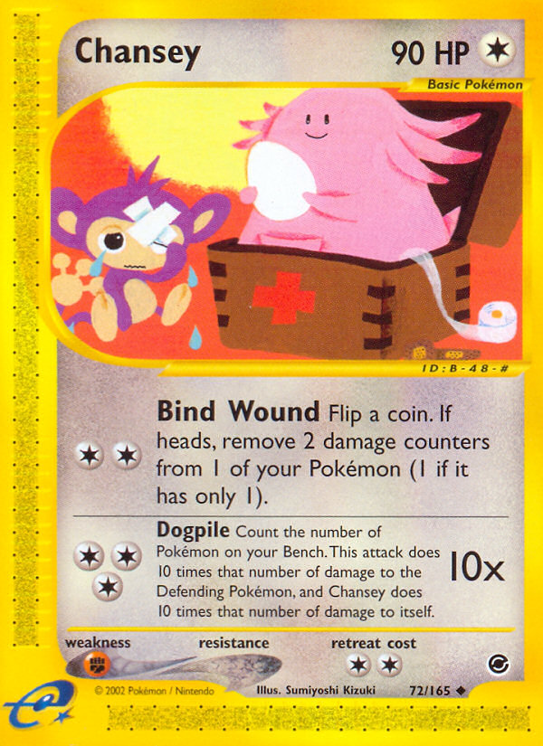 Chansey (72/165) [Expedition: Base Set] | All Aboard Games